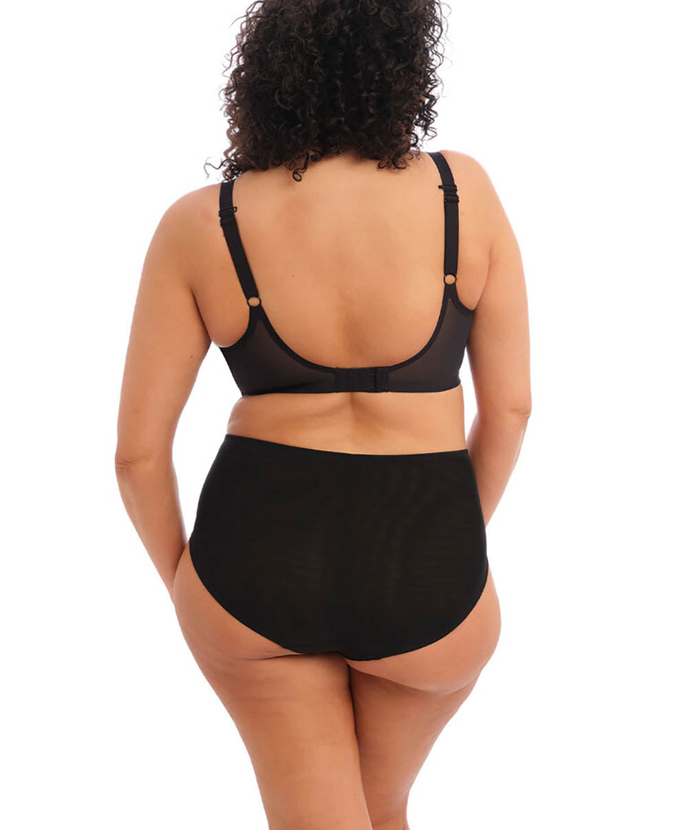 Culotte couvrante grande taille Elomi Brianna Black EL8085-BLK