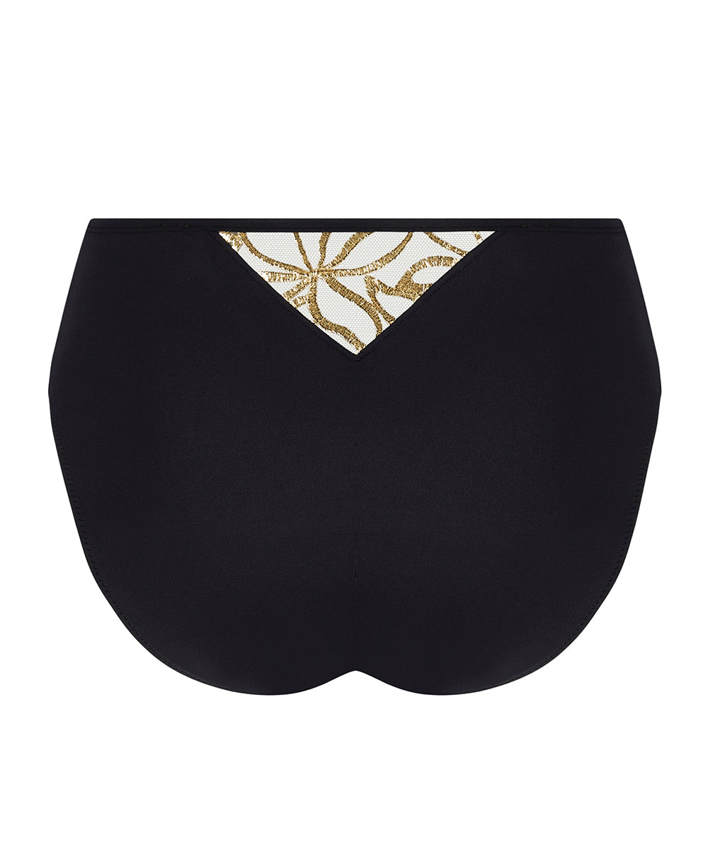 Slip haut Lise Charmel Éclats d'Or noir or ACJ0329-NO 101