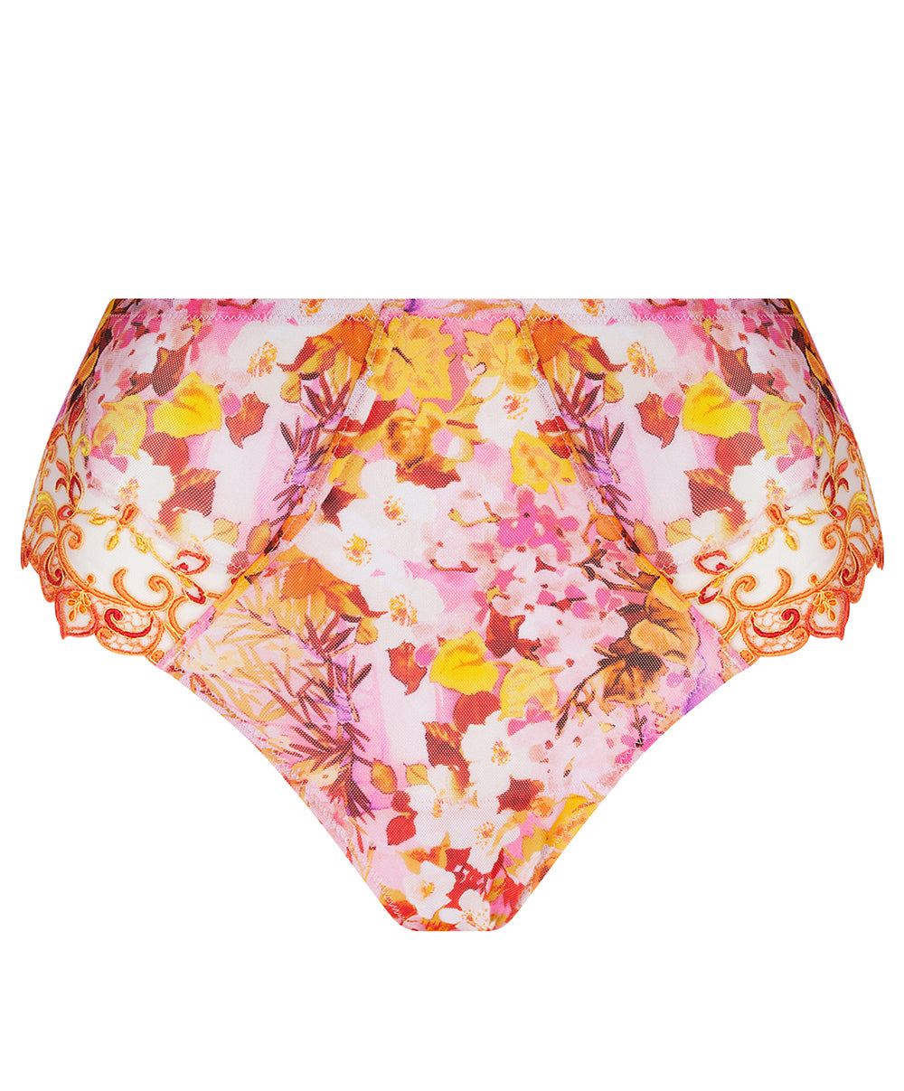 Slip haut Lise Charmel Jardins de Lumière bouquet multicolore ACH0349-BL