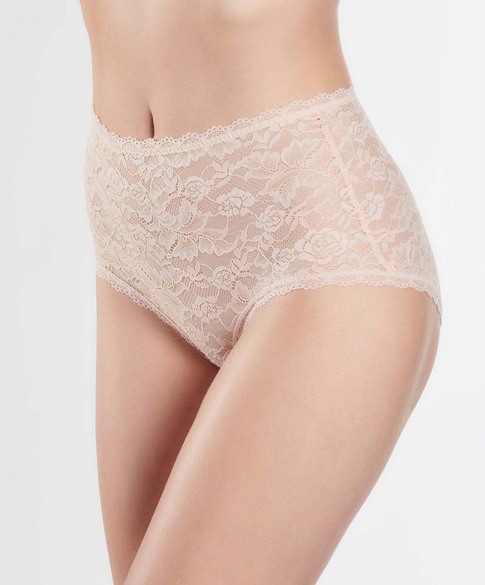 Culotte haute Rosessence nude été Aubade HK24-NETE