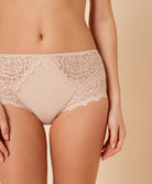 Culotte haute Simone Pérèle Caresse peau rosée 12A770-739