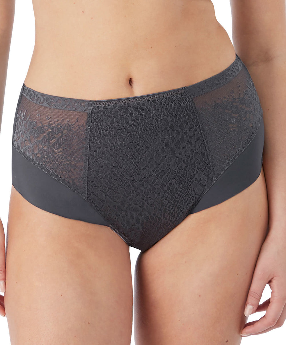 Culotte haute dos opaque Fantasie Envisage gris slate FL6918-SLE