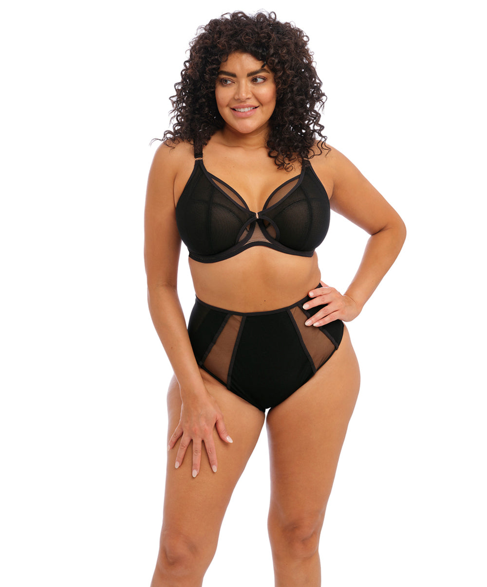 Culotte haute grande taille  Elomi Kintai noir EL301251-BLK