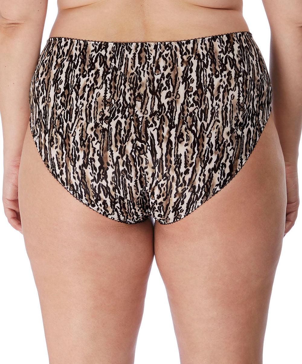 Culotte haute grande taille  Morgan ocelot Elomi EL4116-OCT face