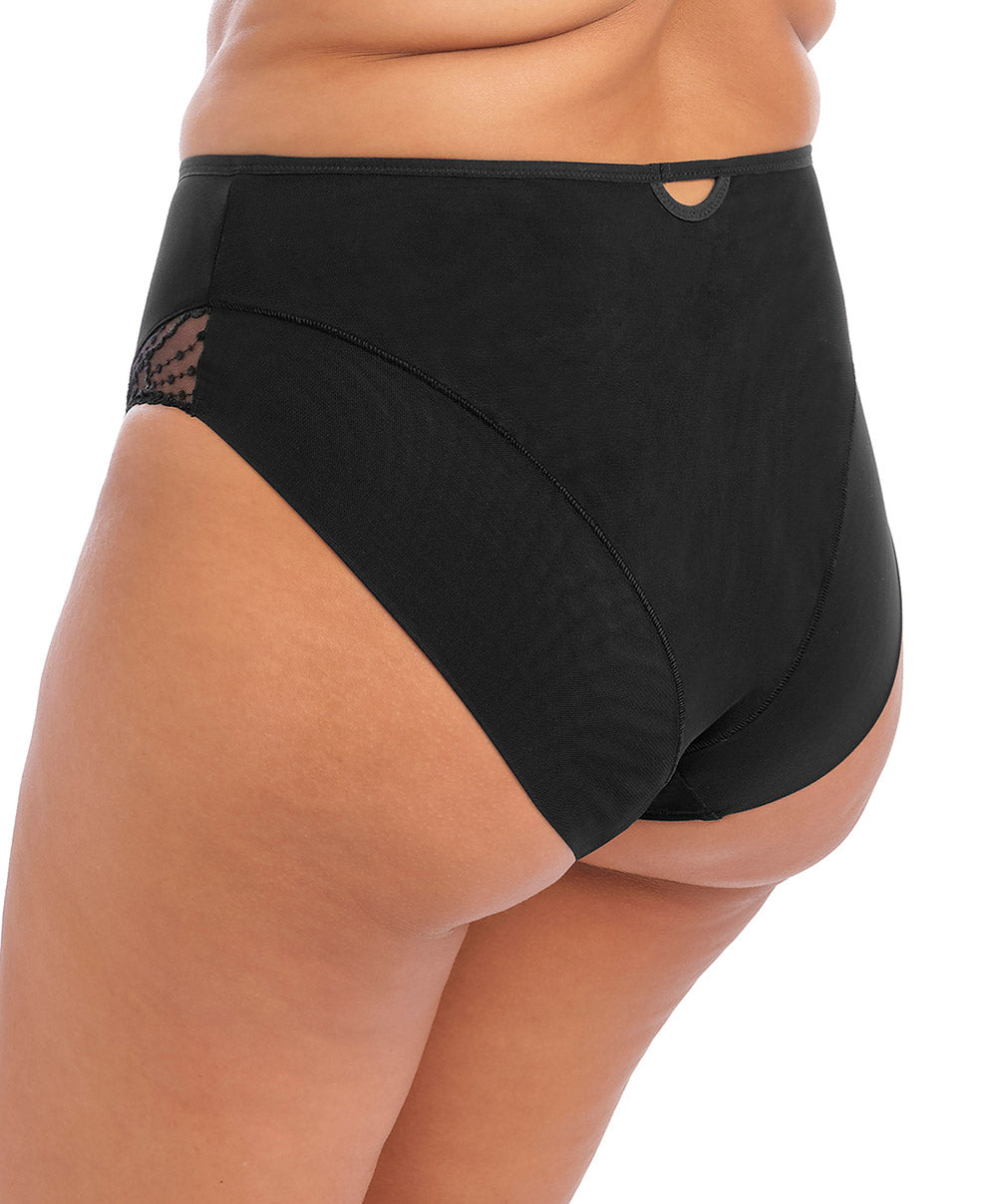 Culotte haute grande taille  Elomi Priya noir EL4555-BLK