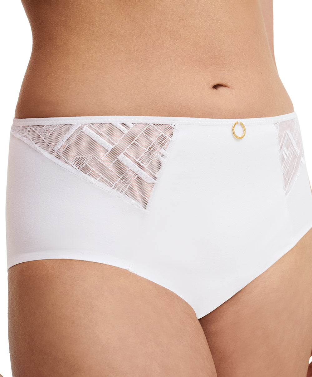 Culotte maintien taille haute Chantelle Graphic Support blanc C21S80-010