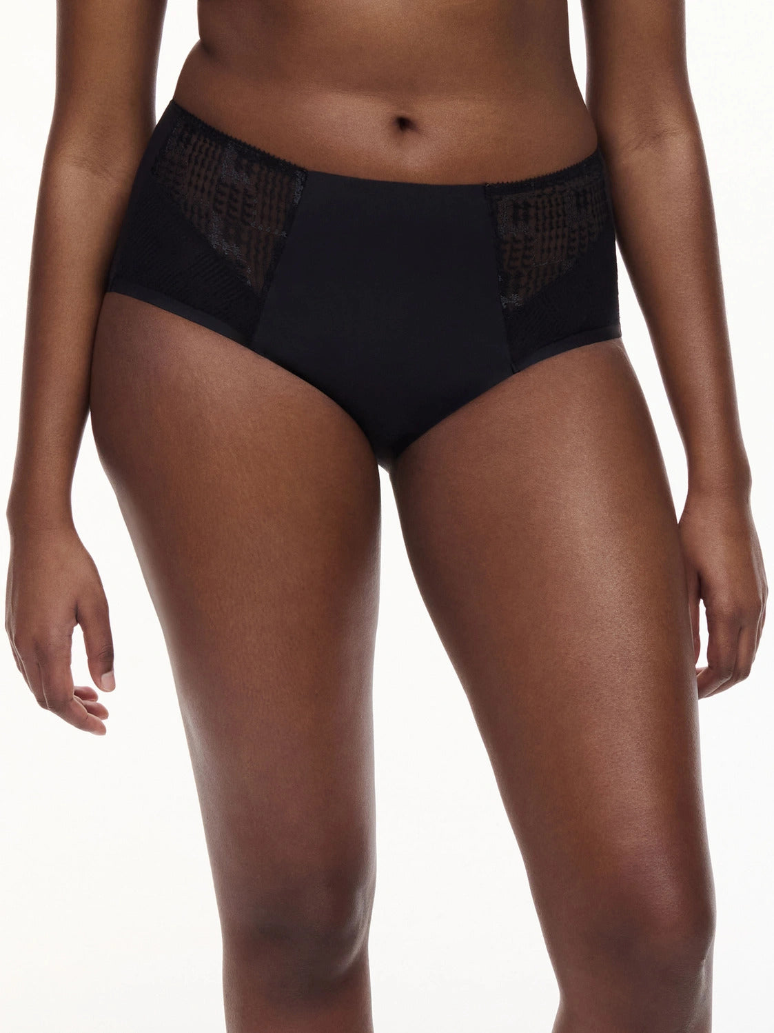 Culotte maintien taille haute Chantelle Intrigue noir C13WC6-011
