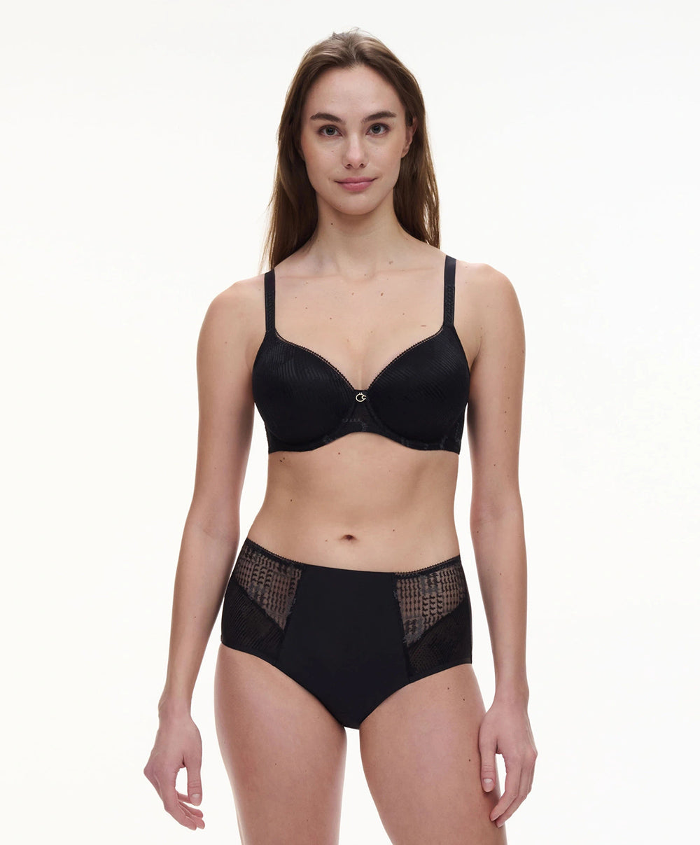 Culotte maintien taille haute Chantelle Intrigue noir C13WC6-011