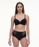 Culotte maintien taille haute Chantelle Intrigue noir C13WC6-011
