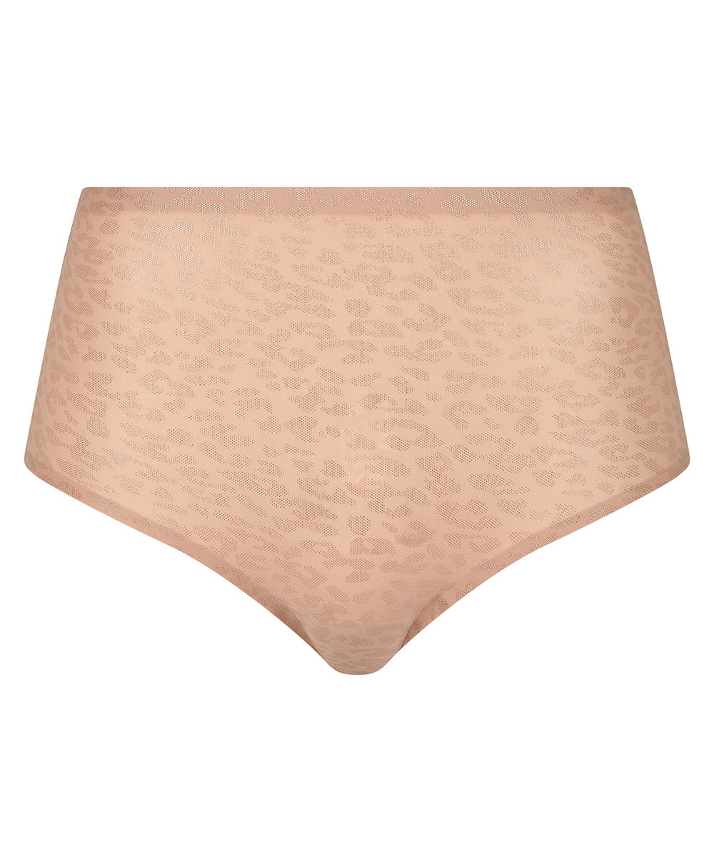 Culotte taille haute Chantelle Soft Stretch leo scintillant C11DC7-0X7