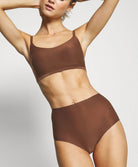 Culotte taille haute Chantelle Soft Stretch noyer C26470-0ST