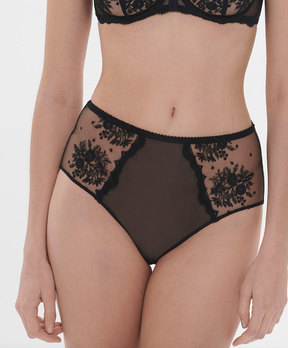 Culotte taille haute Simone Pérèle Intrigue noir 1E2770-015