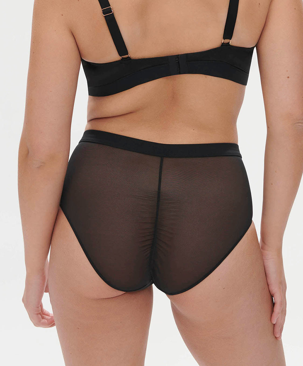 Culotte taille haute Simone Pérèle Mystic noir 1D3770-015