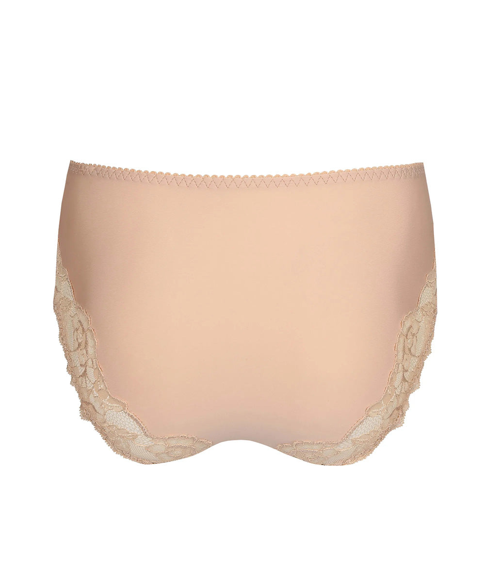 Culotte taille haute dentelle PrimaDonna Madison café latte 0562126-CAL