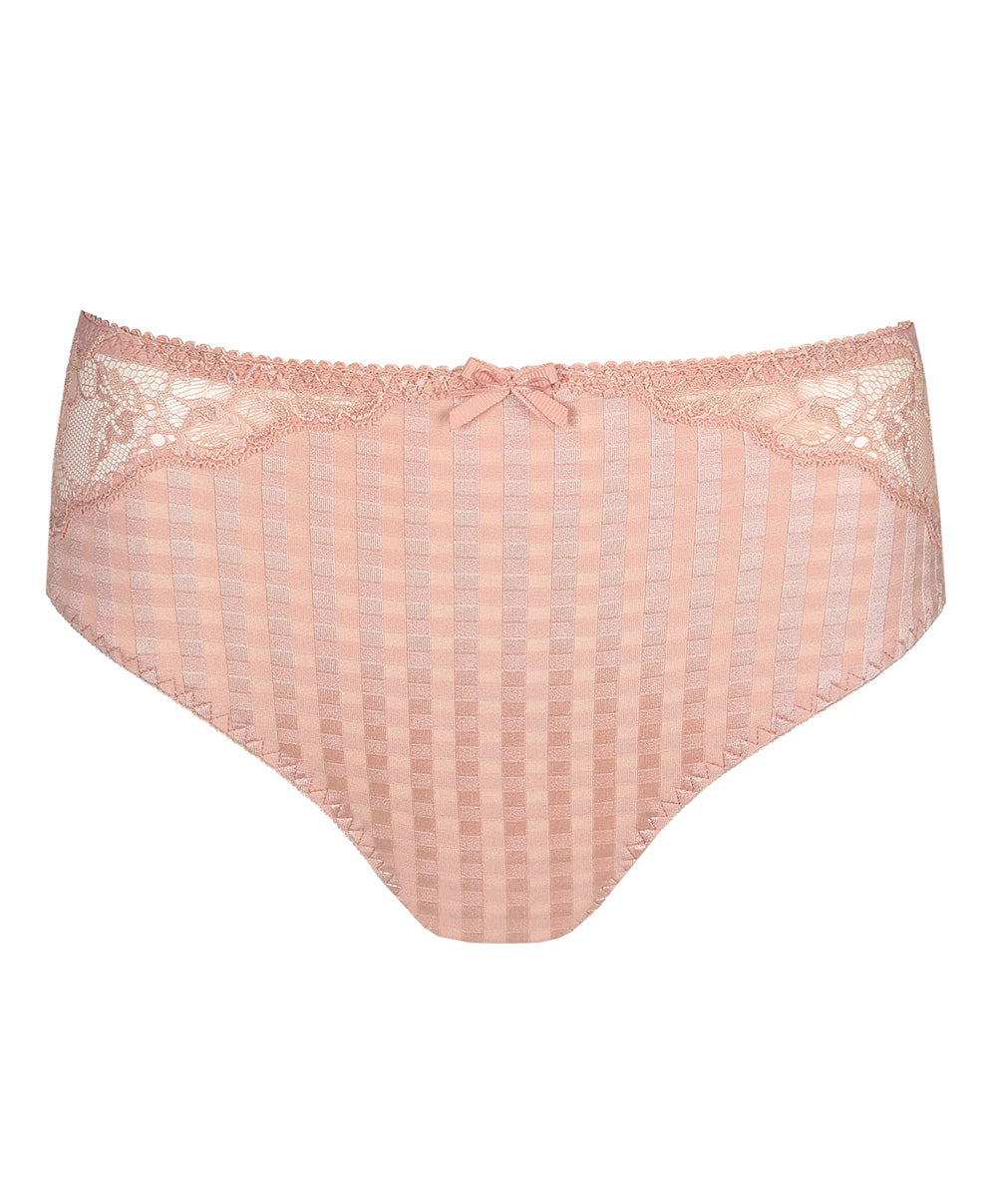 Culotte taille haute dentelle PrimaDonna Madison rose poudré 0562126-PWD