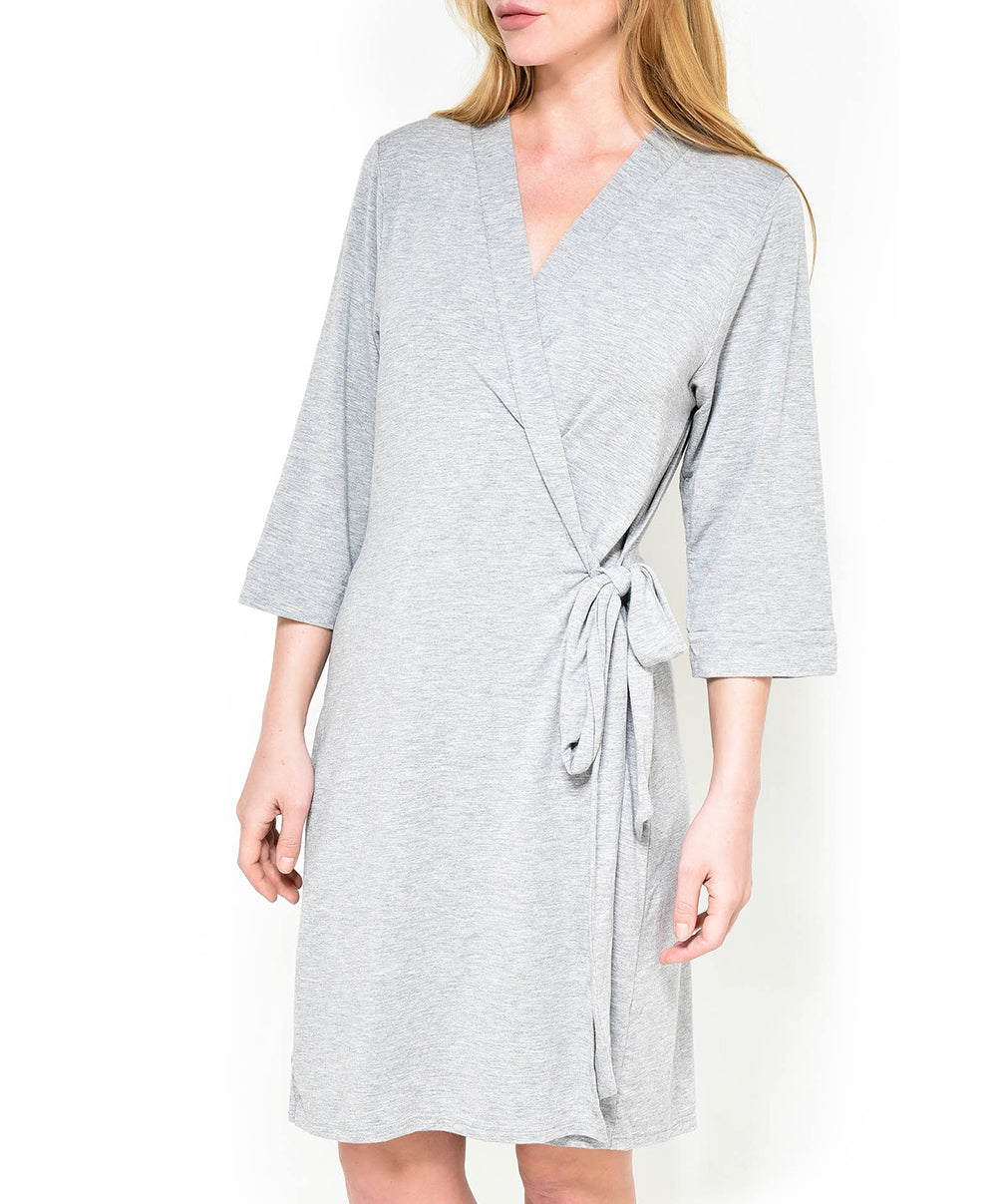Déshabillé Simply Perfect chiné gris Antigel de Lise Charmel ENA7806-CG