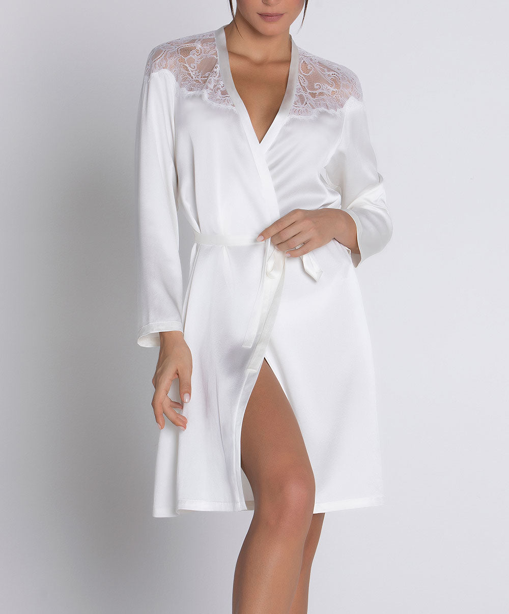 Déshabillé Lise Charmel Source Beauté ecru nacre ALH2072-EN