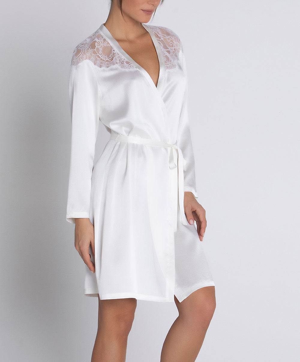 Déshabillé Lise Charmel Source Beauté ecru nacre ALH2072-EN