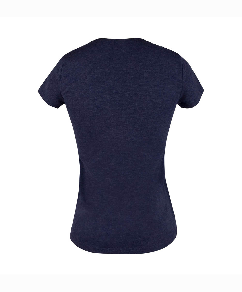 T-shirt manches courtes col en V Antigel de Lise Charmel Simply Perfect bleu chiné ENA9106-BN