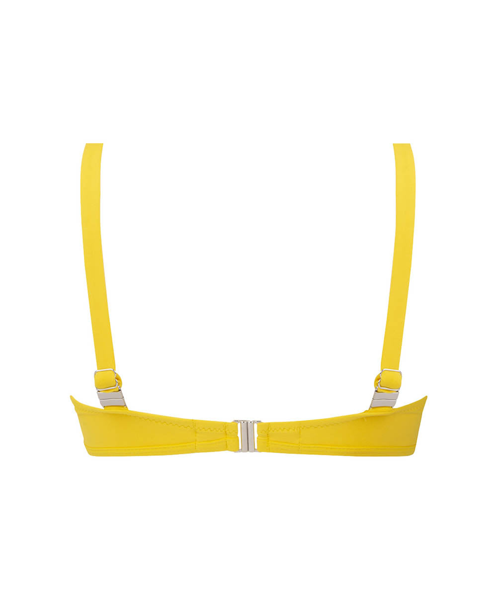 Maillot de bain triangle souple à armatures La Chiquissima jaune Antigel Bain FBB3314-MS 100