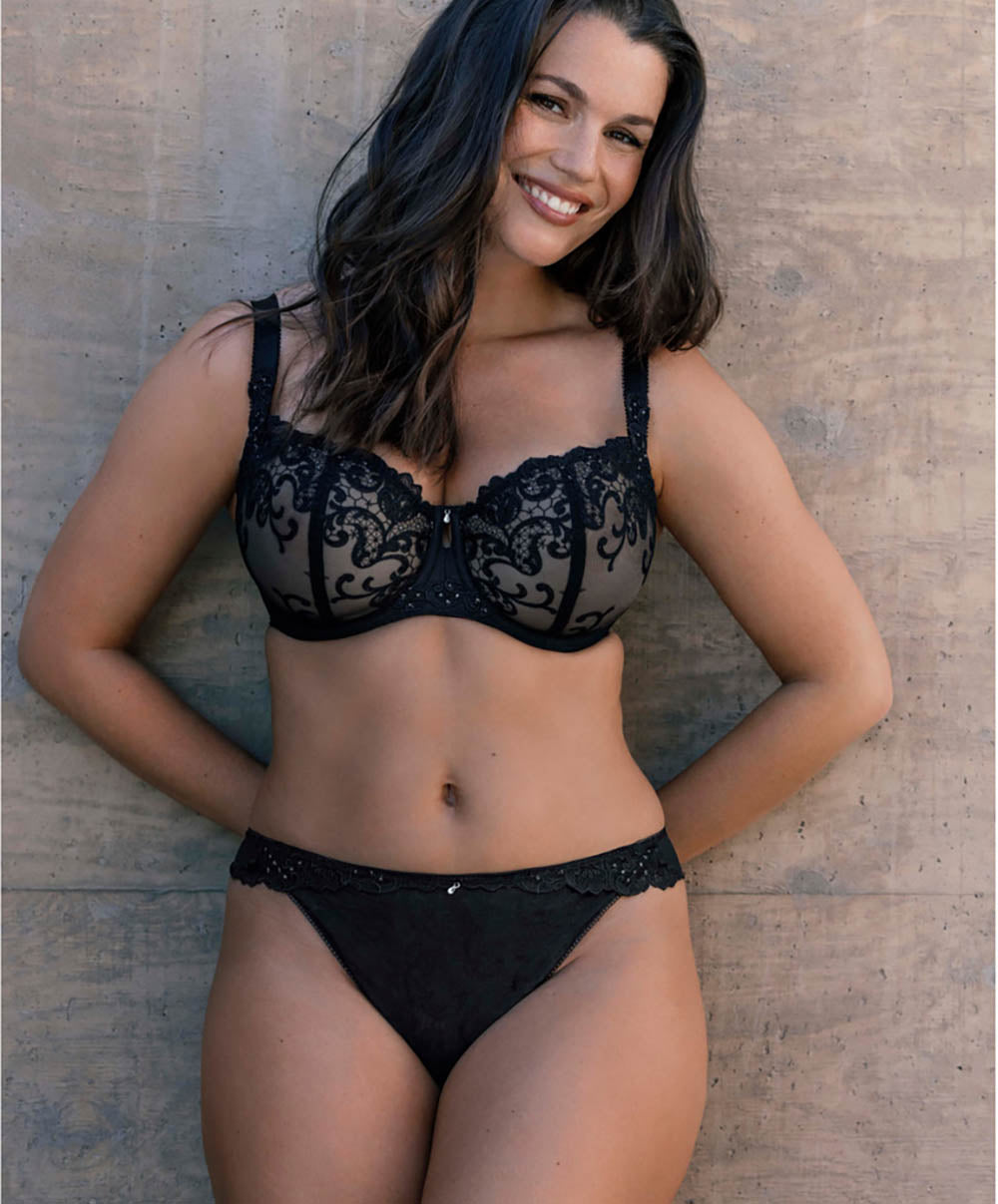 Soutien-gorge balconnet armatures Fantasie Portia FL102607-BLK