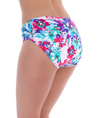 Slip Mi-Couvrant Plisse Maillot de Bain Multicolore Sardinia Fantasie Swim FS6092