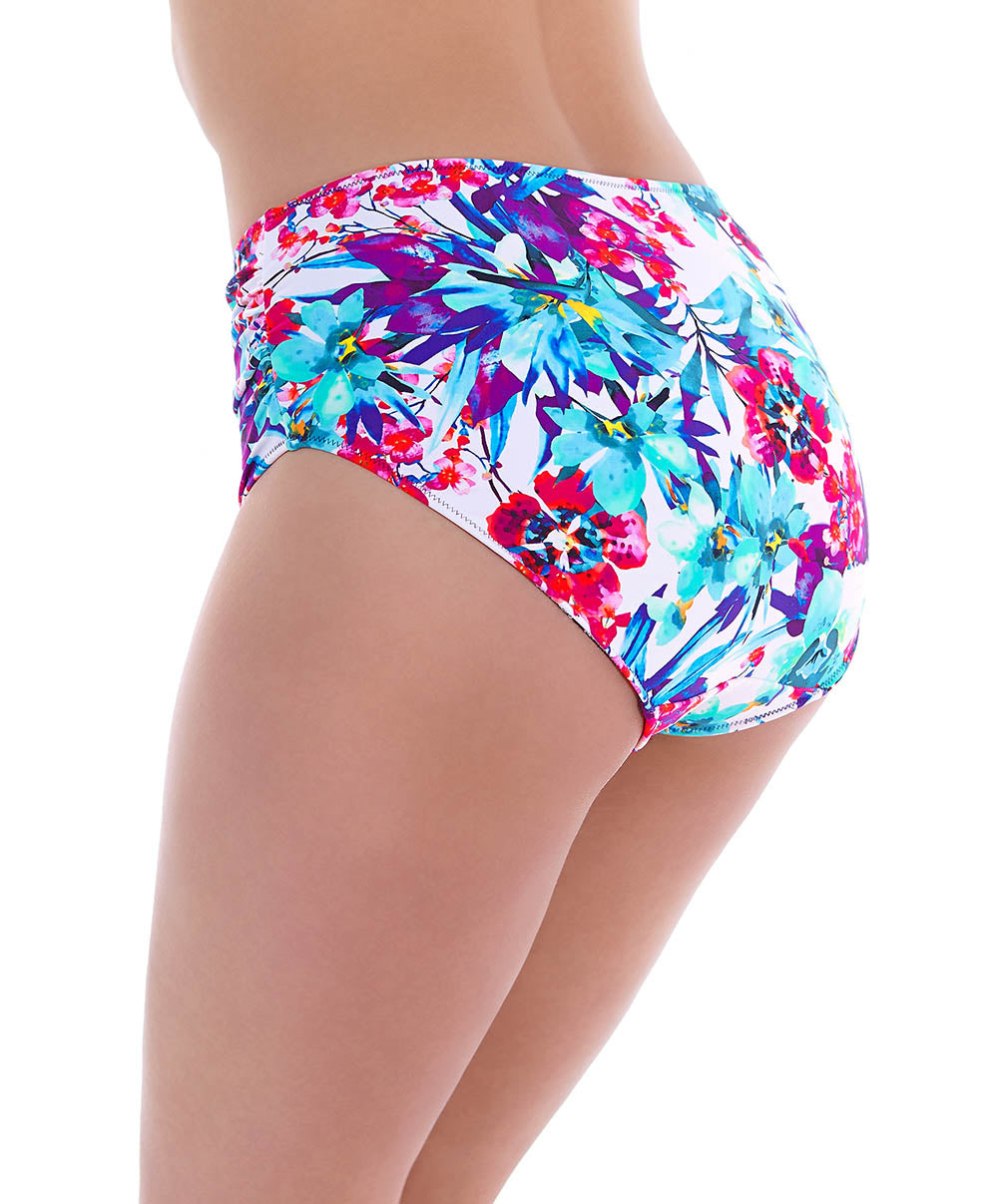 Slip Haut Plisse Maillot de Bain Multicolore Sardinia Fantasie Swim FS6093