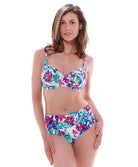 Slip Haut Plisse Maillot de Bain Multicolore Sardinia Fantasie Swim FS6093