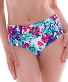 Slip Haut Plisse Maillot de Bain Multicolore Sardinia Fantasie Swim FS6093