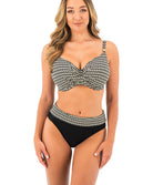 Haut de maillot de bain couvrant avec armatures Fantasie swim Koh lipe Black and cream FS504605-LAC