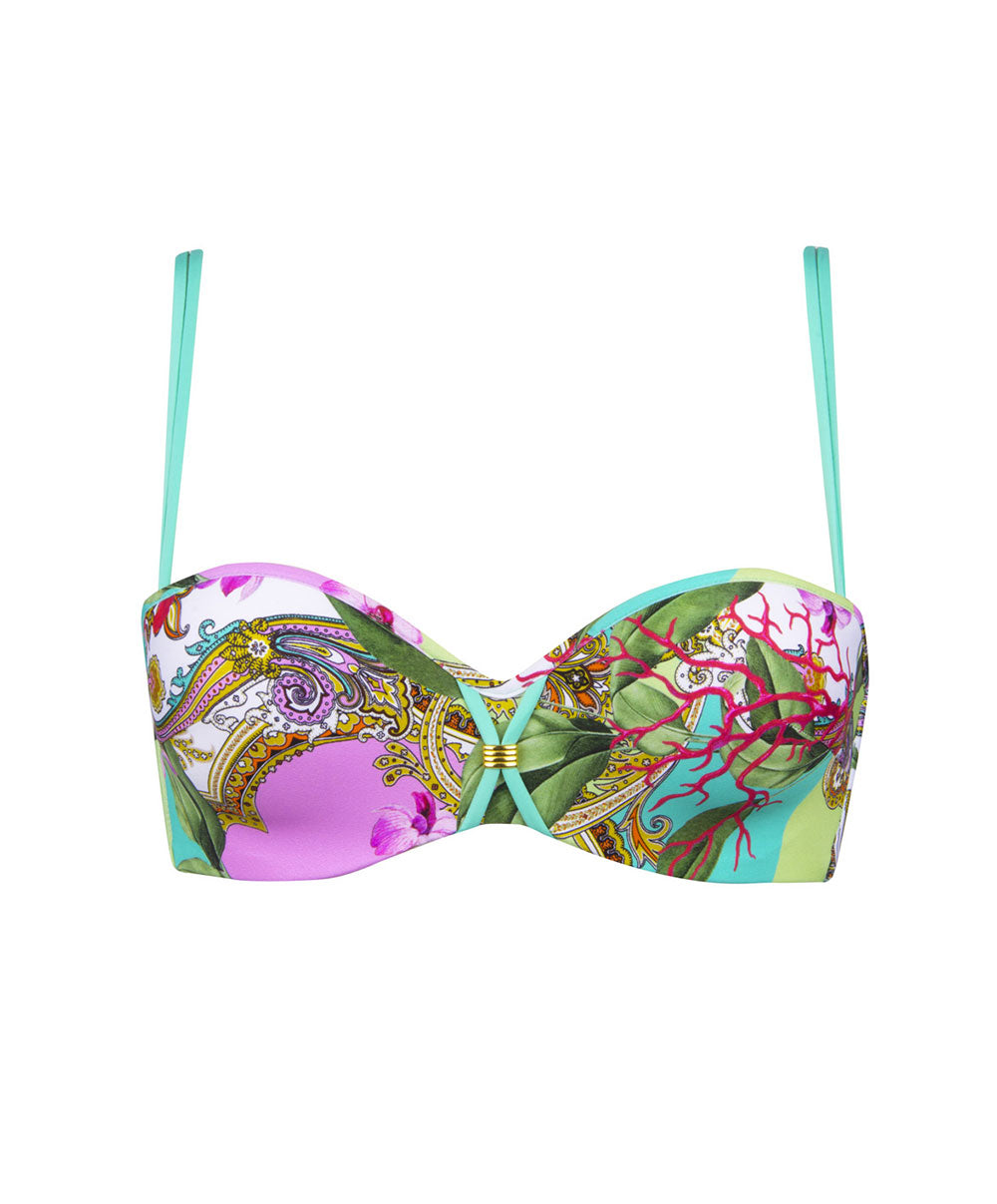 Haut de maillot de bain bandeau brassière Lise Charmel bain Splendeur Orchidée pink ABB5053-PO