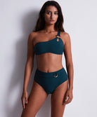 Haut de maillot de bain brassière asymétrique Aubade Bain Secret Cove oasis LT03-OASI
