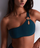 Haut de maillot de bain brassière asymétrique Aubade Bain Secret Cove oasis LT03-OASI