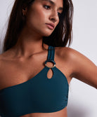 Haut de maillot de bain brassière asymétrique Aubade Bain Secret Cove oasis LT03-OASI