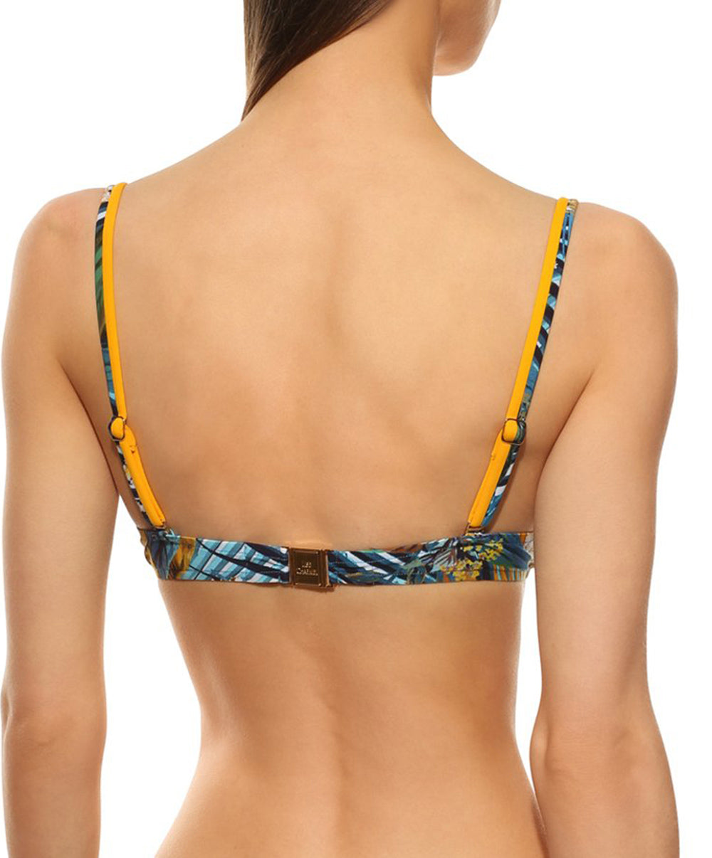 Soutien-gorge de bain coque effet push Lise Charmel bain Evasion Jungle aqua ABB8556-JA