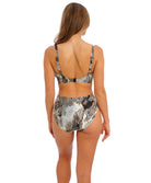 Haut de maillot de bain grande taille plongeant couvrant avec armatures Fantasie swim Seraya Sands monochrome FS503701-MOM