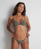 Haut de maillot de bain push-up plunge Aubade Bain Beach Escape kaki LS08-KAKI