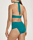 Haut de maillot de bain push-up plunge Aubade Bain La Plage Ensoleillée vert minéral TS08-MINE