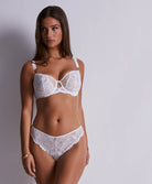 Soutien-gorge corbeille Flowermania Blanc Aubade LAF14-BLAN