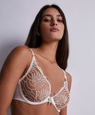 Soutien-gorge triangle armatures Hypnolove Gold feather Aubade LDF12-GOLF
