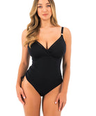 Maillot de bain 1 pièce armatures jambes réglables Fantasie swim East hampton Noir FS502842-BLK