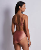 Haut de maillot bandeau coque amovible Sunlight glow Cuivre Aubade Bain 2U06-O-CUVR