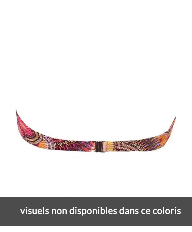 Maillot de bain bandeau coque L'Avatar Antigel bleu Antigel de Lise Charmel EBA7132-BA face