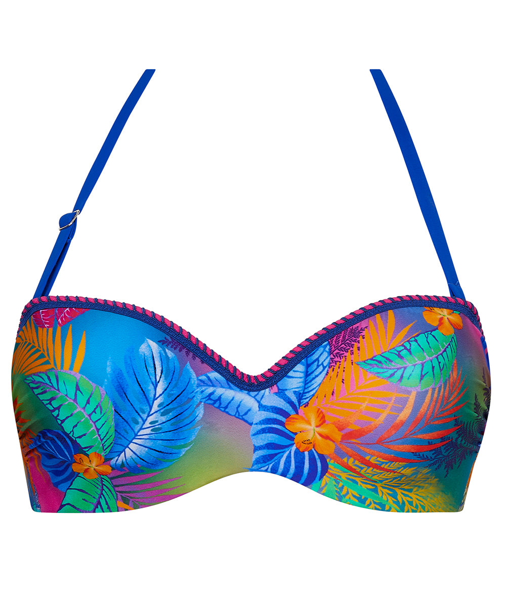 Maillot de bain bandeau coque L'Avatar des Îles multicolore Antigel Bain EBB7147-BA