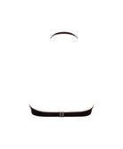 Maillot de bain bandeau coque Antigel Bain La Starlette star marron EBB7105-SM
