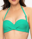 Maillot de bain bandeau coque La Chiquissima émeraude Antigel Bain EBB7114-MD 2