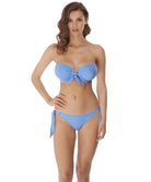 Maillot de bain bandeau paddé armatures multipositions Freya swim Beach Hut bleu AS6791-BMN face