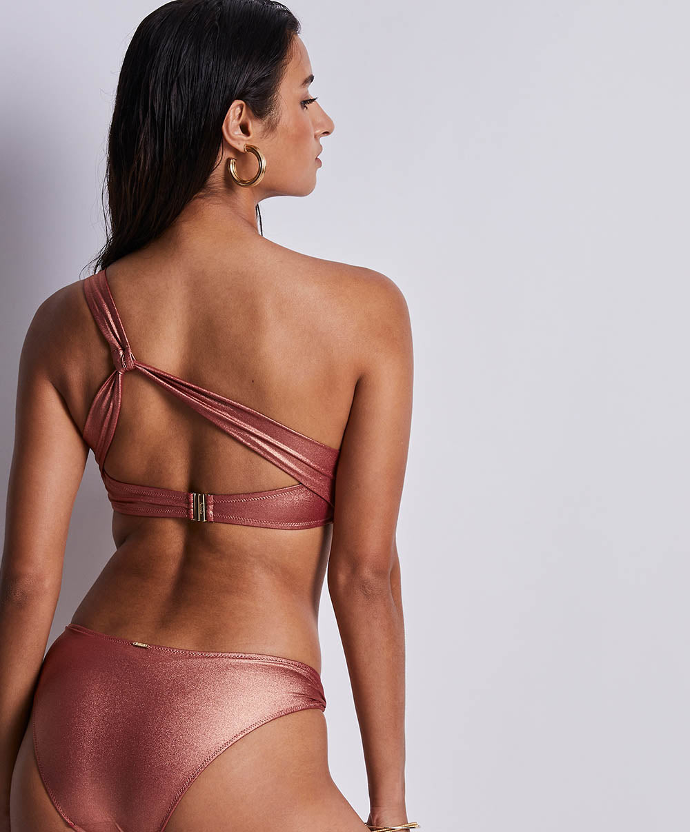 Haut de maillot brassière Sunlight glow Cuivre Aubade Bain 2U03-CUVR