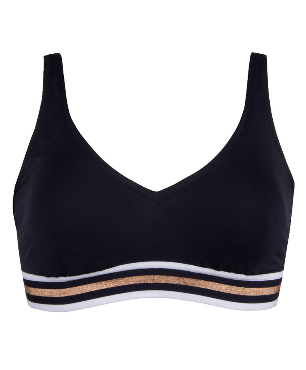 Maillot de bain brassière sans armatures Lise Charmel bain Énergie Nautique encre ABA2135-EN enemble