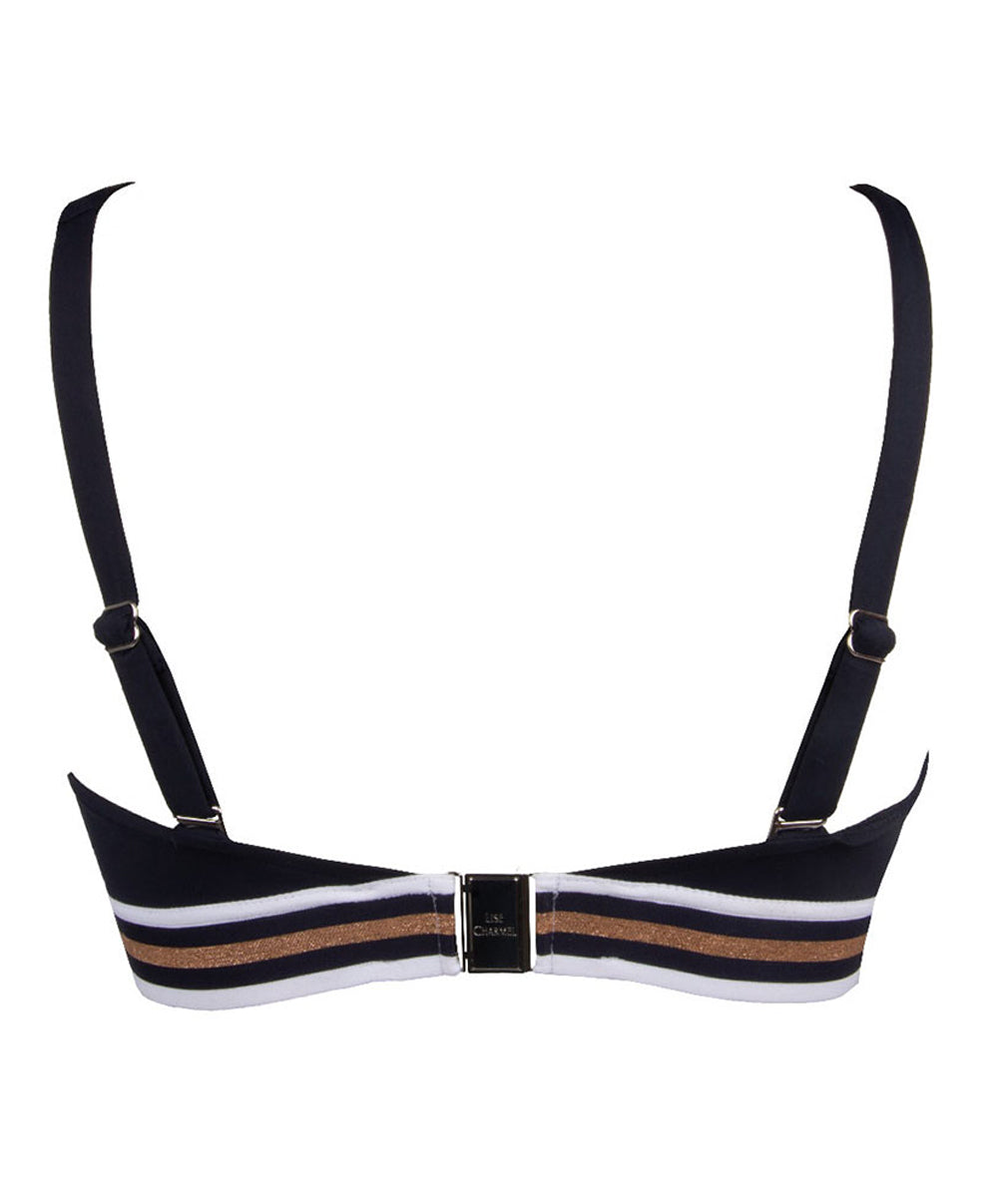 Maillot de bain brassière sans armatures Lise Charmel bain Énergie Nautique encre ABA2135-EN enemble